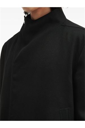 Black wool asymmetrical jacket RICK OWENS | RU02E1760WD09